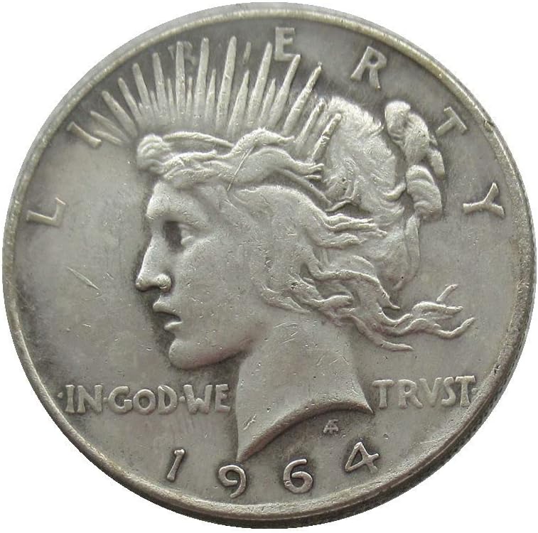 1 דולר ארהב יונה לשלום 1964 מטבע זיכרון מצופה כסף מצופה כסף
