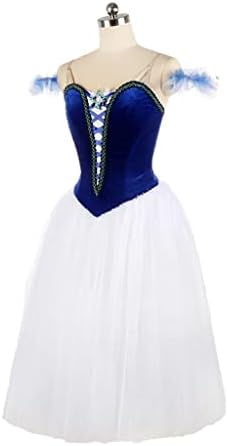 שמלת בלט רומנטית של DSHDB למבוגרים ג'יזל תחרות מקצועית Ballerina Dall Ballet שמלה ארוכה