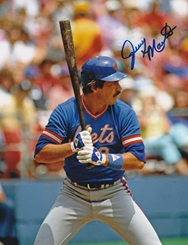ג'רי מרטין ניו יורק מטס אקשן חתום 8x10 - תמונות MLB עם חתימה