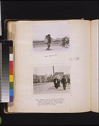 צילום היסטורי -פינדס: פרנק ג 'קרפנטר, 1923, איסטנבול, טורקיה, גשר גלאטה חוצה פורטר, מטרייה