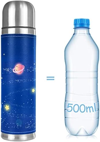 עור נירוסטה ואקום מבודד ספל קוסמי כוכב לכת תרמוס בקבוק מים למשקאות חמים וקרים לילדים מבוגרים 16 גרם