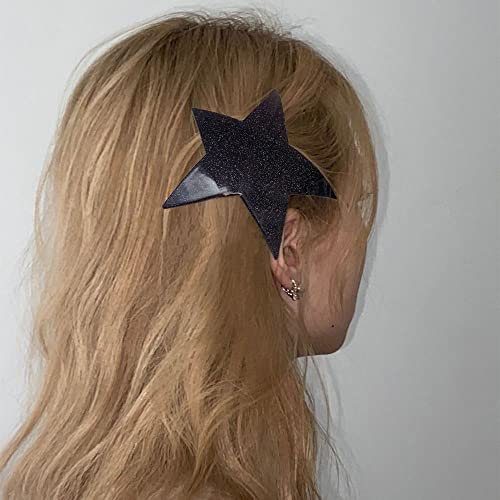 7 יחידים קטעי שיער כוכבים סיכות שיער גיאומטרית, קליפי אביב כוכבים אלגנטיים מחזיק קוקו מחזיק שיער לנשים בנות נערות מעצבות אביזרי שיער