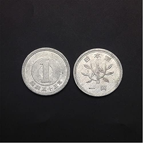יפן 1 ין-יואן מטבע מטבע מטבע יחיד מטבע ישן מטבע זיכרון שנה אקראי KM74