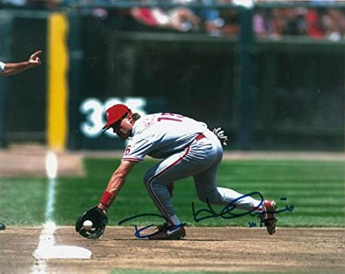 דייב הולינס פילדלפיה פיליס פעולה חתומה 8x10 - תמונות MLB עם חתימה