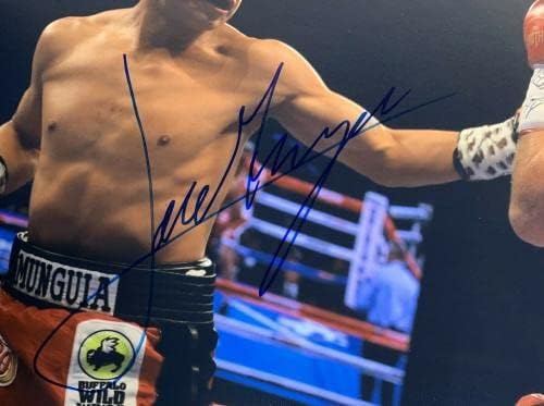 ג'יימה מונגויה חתמה 11x14 תמונה PSA AG68770 אגרוף מקסיקו WBO - תמונות אגרוף עם חתימה