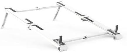 עמדת גלי קופסאות ותואמת תואם ל- Acer Conceptd 7 Ezel - עמדת אלומיניום כיס 3 ב -1, נייד, עמדת צפייה מרובה זווית - כסף מתכתי