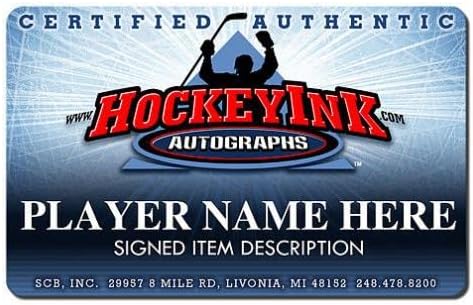 בובי הול חתמה על שיקגו בלקוהוקס 8 x 10 צילום - 70036 - תמונות NHL עם חתימה