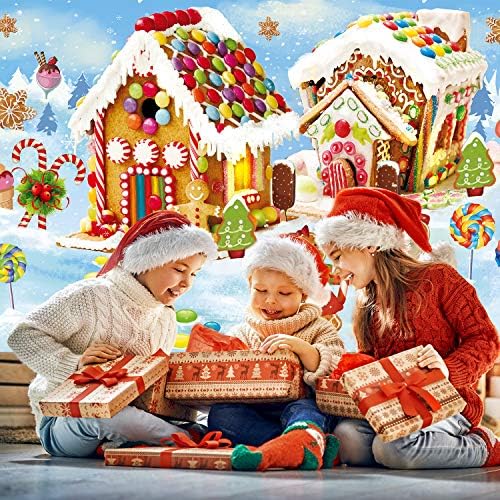 חג המולד קיר קישוטי זנגוויל צילום תפאורות גדול בד מתוק חג סצנה באנר לחורף מסיבת חג המולד תא צילום אבזרי רקע באנר