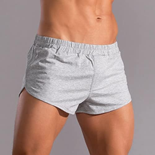 תקצירי בוקסר בקיץ גברים מכנסיים קצרים מזדמנים בצבע אחיד המריצים מכנסיים קצרים מזדמנים של אופני שחייה