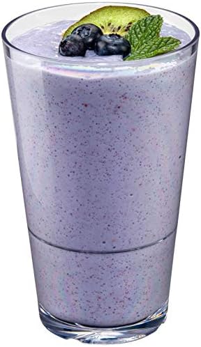דריניק קליבר קריר יותר כוסות כוס טריטן בלתי שבירות, 22 אונקיות. , ברור, קאל-קו-קלר-4
