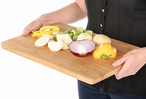 היים קונספט אורגני במבוק חיתוך לוחות למטבח גדול במיוחד קיצוץ לוח עם עסיסי חריץ מושלם עבור בשר, ירקות, פירות, גבינה
