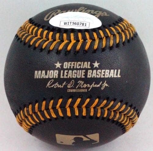 דון מאטינגלי חתימה רולינגס שחור OML בייסבול w/ 85 Al MVP- JSA W *זהב - כדורי בייסבול עם חתימה