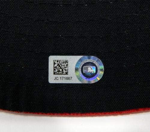 סנט לואיס קרדינלס Breyvic Valera 71 חתום Red Hat Auto 7.375 STLC0542 - כובעי חתימה