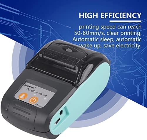 מדפסת תרמית, מדפסת קבלה ניידת אלחוטית מדפסת Bluetooth שטר תרמית מדפסת 58 ממ 110-240 V