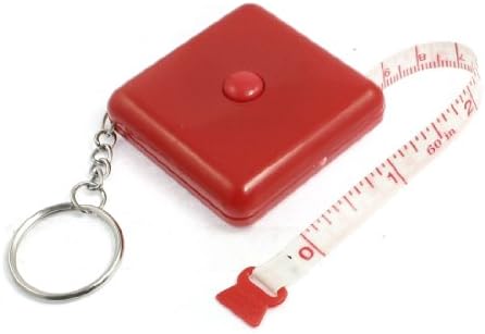 כלים פגז אדום & מגבר; שיפוץ הבית לחץ על לחצן נעילה סיבי זכוכית מדידת קלטת קלטת מודד 1.5 מ '60
