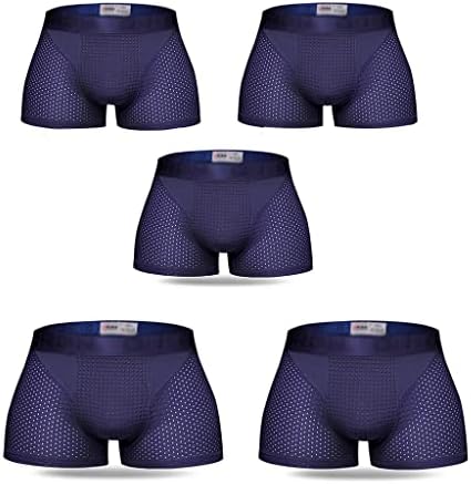 פוניט 5 יחידות גברים של מגנטי תחתוני מודאלי בריאות תחתונים לנשימה רשת סיעוד נוח אגרוף מכנסיים קצרים