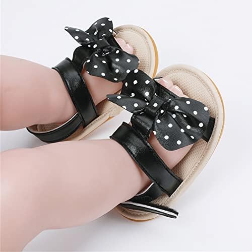 תינוקות בנות בוהן פתוח נעלי הליכונים הראשונים נעלי קיץ פעוט שטוח סנדלי תינוק רך בלעדי נעל