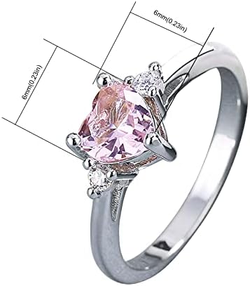 חותם טבעת טבעת חבילות אירוסין עגול לחתוך זירקונים נשים חתונה טבעות תכשיטי טבעות לאישה חסר חתיכה