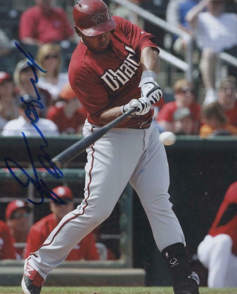 יאסמני תומס אריזונה דיאמונדבק חתום 8x10 צילום w/COA - תמונות MLB עם חתימה