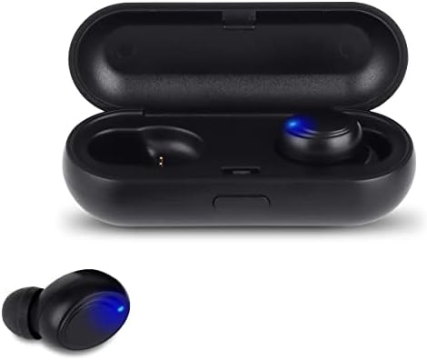 ATUNE אנלוגי אוזניות אלחוטיות, Bluetooth 5.0 עם מארז טעינה של USB, זוג הגדרות נוחות ללבוש קל, אוזניות אלחוטיות אמיתיות 33ft מיקרופון מובנה