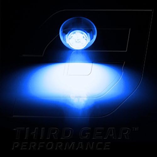 TGP T10 כחול 6 LED SMD לוחית רישוי נורות נורות נורות 2006-2013 תואמות ל- Cadillac SRX
