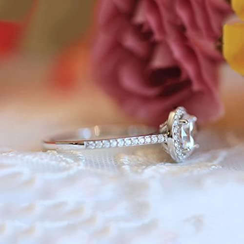 2023 תכשיטים חדשים לנשים אלגנטיות אבן חן אהבה קישוטים למסיבות טבעת קישוטים טבעת חרדה חמודה)