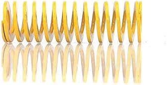 החלף קפיץ חילוף צהוב צהוב אור ארוך העומס חותמת דחיסה עובש קפיץ קוטר חיצוני 22 ממ קוטר פנימי 11 ממ אורך 30-75 ממ 1 יחידות