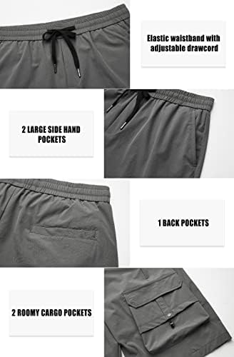 מטען לגברים מכנסיים קצרים בגודל 11 אינץ