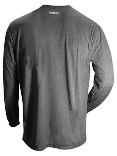 MAGID ARS450GYL AR הגנה NFPA 70E חולצת סריגה תואמת, גדולה, אפור
