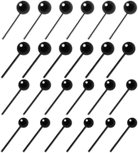 200 זוגות מיני שחור זכוכית זכוכית זכוכית בובה בובת עיניים בטיחות עיניים דקורטיביות בובה עיניים אביזרים עבור DIY בובה להכנת מלאכה צעצועים