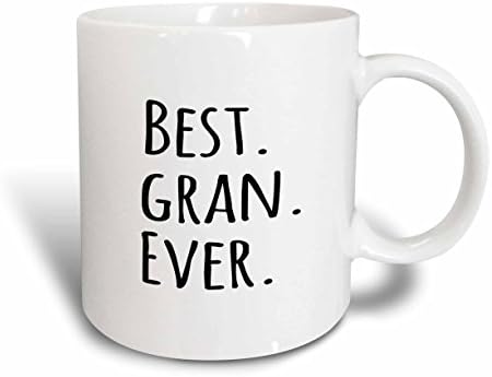 3רוז הטוב ביותר גראן אי פעם - מתנות לסבתות - סבתא כינויים-שחור. - ספלים