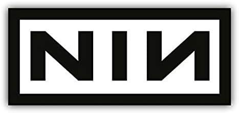 לוגו של NIN - גרפיקה מדבקה - אוטומטית, קיר, מחשב נייד, תא, מדבקת משאיות לחלונות, מכוניות, משאיות