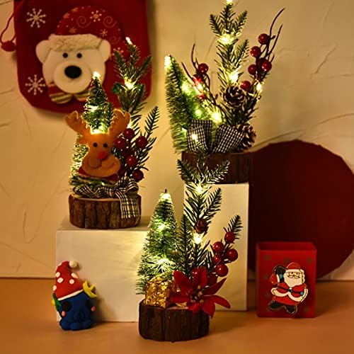 עץ עיצוב חג המולד עץ עץ מיני עץ חג המולד עץ חג המולד קטן שולחן חג המולד עץ חג המולד עצי חג המולד עצי חג המולד עם אורות קישוטי חג המולד