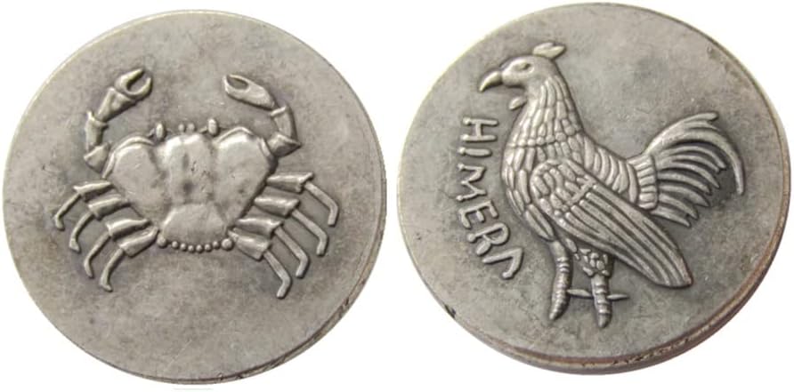 דולר סילבר מטבע יווני עתיק עותק זר מטבע זיכרון מצופה כסף G36S