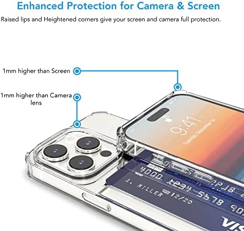 מארז כרטיס קלור של Anhong לאייפון 14 Pro Max 6.7 אינץ
