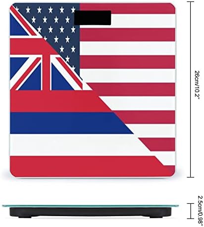 אמריקאי והוואי מדינת דגל משקל בקנה מידה חכם דיגיטלי בקנה מידה אמבטיה בקנה מידה לבית שינה