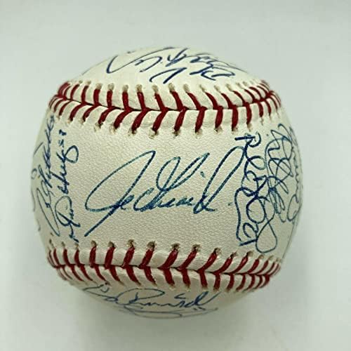 2012 צוות ינקי ניו יורק חתם על בייסבול דרק ג'טר ארוד PSA DNA - כדורי בייסבול עם חתימה