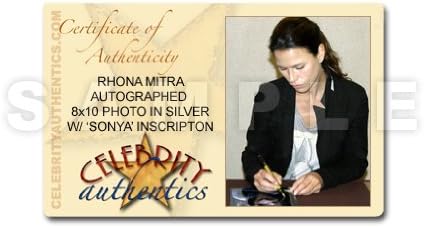 Rhona Mitra חתימה 8x10 תצלום שרשרת העולם התחתון