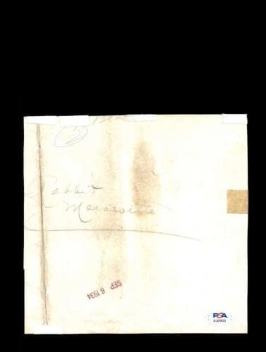 ארנב Maranville PSA DNA חתום 8x10 Braves Autograph - תמונות MLB עם חתימה