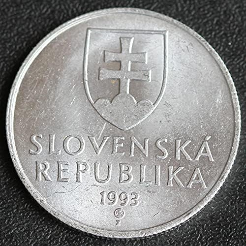European New Slovakia 20 Herle Coin 1994 מהדורה מזכרת מטבעות זרים
