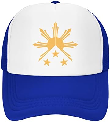 שבטי פיליפינים פיליפיני שמש וכוכבים דגל נהג משאית כובע לגברים או נשים-רשת בייסבול סנאפבק כובע בחוץ