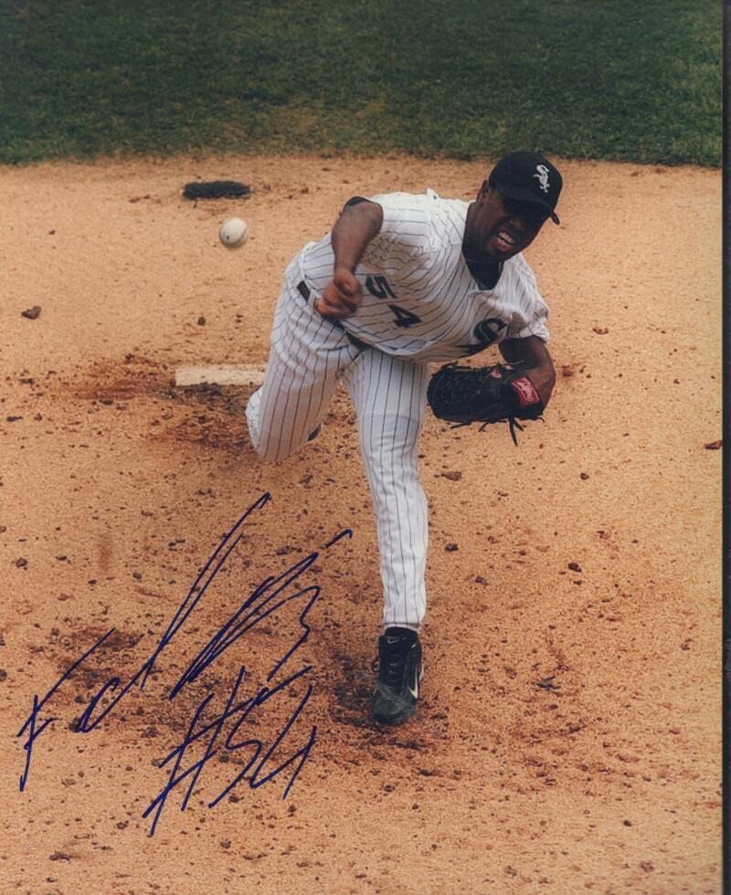 פליקס דיאז שיקגו ווייט סוקס חתום חתימה 8x10 צילום w/coa - תמונות MLB עם חתימה