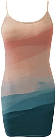 שמלות נשים ללא שרוולים שמלות החלקה שמלות Sundresses v צוואר שיפוע הדפס פרחוני מיני שמלות קצרות 2023 O3