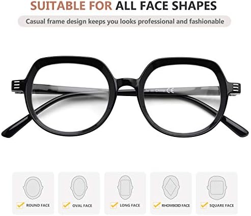 משקפי קריאה 4 -חבילות של Eyekeppper משקפי קריאה לנשים קריאה - קוראי רטרו לנשים