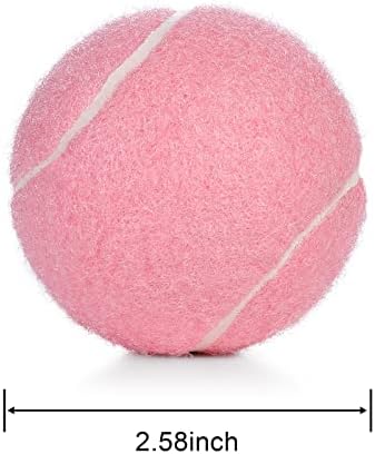 כדור טניס CJC 15 חבילה, כדורי טניס אימונים מתקדמים תרגול כדורים, מספר צבעים זמינים טוב לכדור אימונים למתחילים, כדורי כלב לחיות מחמד, עם