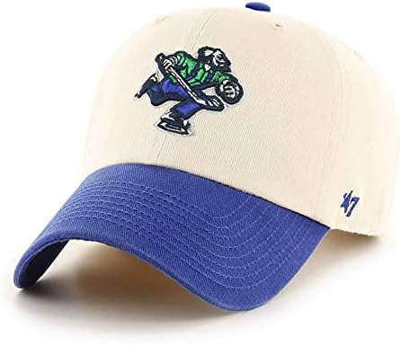 '47 ונקובר קאנאקס שני טון לנקות בז' כחול מתכוונן סטרפבק כובע
