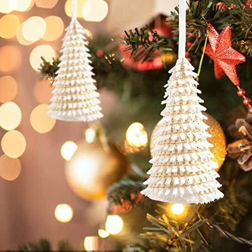 גבישים תלויים לחלונות ארוך קישוט לחג המולד ארוך קישוט יצירתי תליון כדור חג המולד תליון עץ חג המולד תליון מרכז חג המולד גרלנד 3 רגל