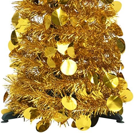 עץ חג המולד המלאכותי המוקפץ, עץ חג המולד של המשרד, קישוטים לחג חג המולד, עץ חג המולד בחוש גבוה, צץ בקלות תוך שניות, זהב 70.9 חיית מחמד