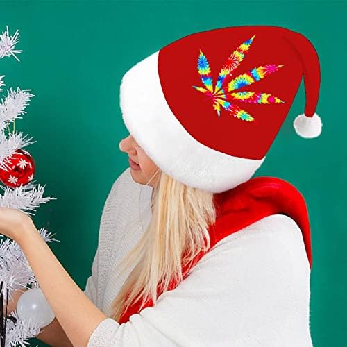 עשב צבעוני אמנות חג המולד כובע סנטה כובעי חג המולד עץ קישוטי חג דקור מתנות למבוגרים נשים משפחת גברים