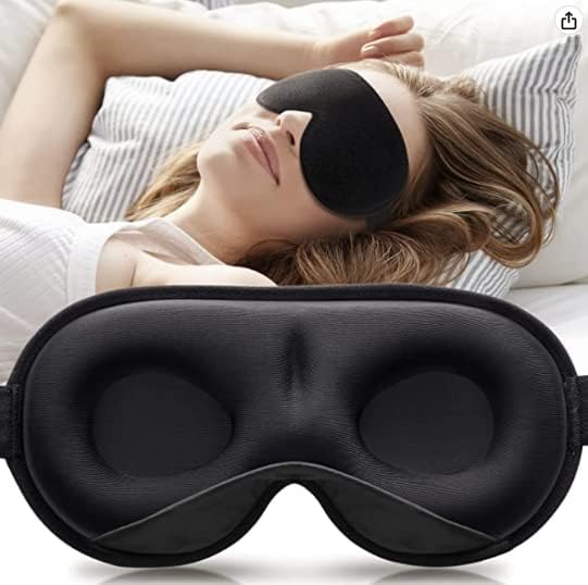 מסכת עיניים שינה, 3D אפלה, מסכת שינה מתכווננת